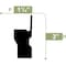 Ekena Millwork 3"H x 1 1/4"P x 96"L Nail Fin Brick Mould, PVC MLD03X01X96NFSWPV - alternate 3